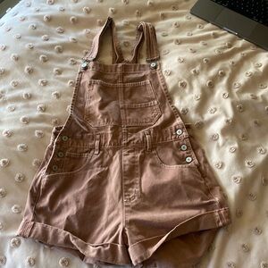 Free People Overall Shorts